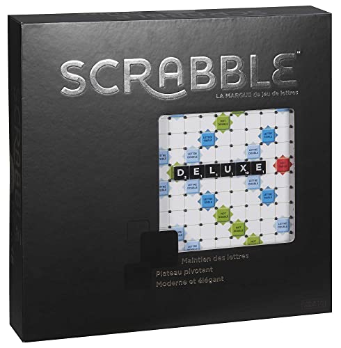 Mattel Games Scrabble Deluxe, jeu de société et de lettres, 
