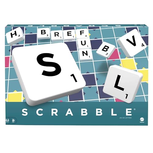 Mattel Games Scrabble Classique, Jeu De Société De Mots Croi