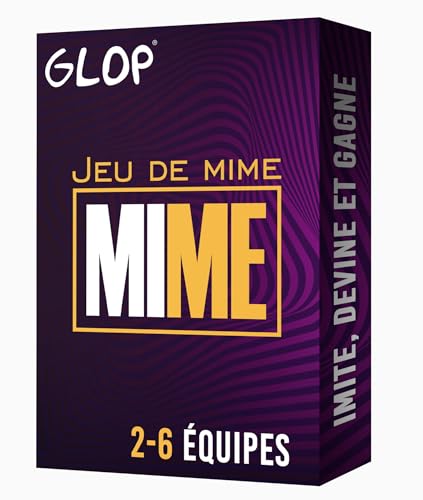 Glop Mime - Jeu de Mimes - Jeux de Société Adulte, Familles 