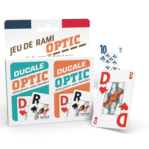 Ducale, Le Jeu Français Jeu de Rami 2 x 54 Cartes - avec Gra