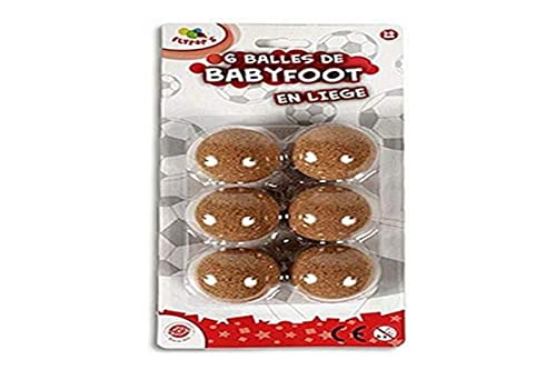 FLYPOPS - 6 Balles de Babyfoot - Accessoire De Jeu - 040084 