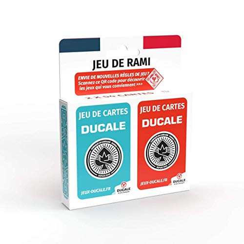 Ducale, le jeu Français - Jeu de Rami 2 x 54 Cartes - Jeu de