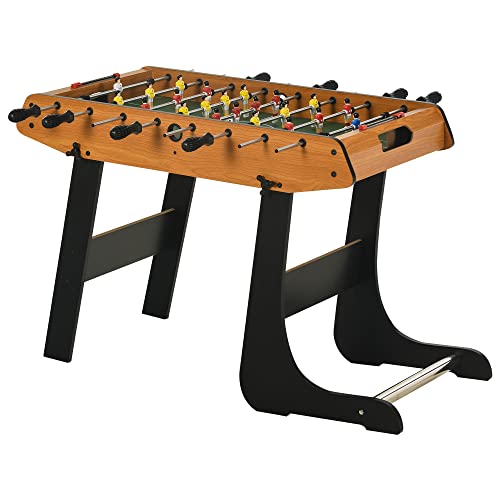 HOMCOM Baby-Foot Table de Babyfoot Pliable dim. 98L x 42l x 