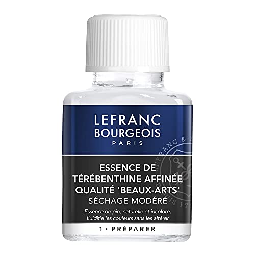 Lefranc Bourgeois Additif Essence Térébenthine Flacon 75ml