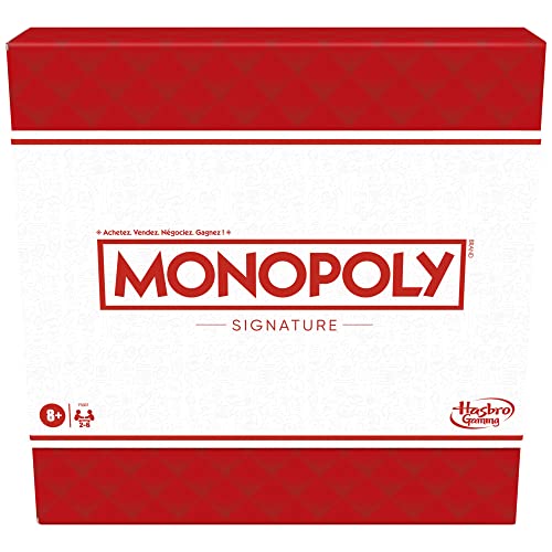 Monopoly Signature, Jeu de Plateau pour la Famille, pour 2 à