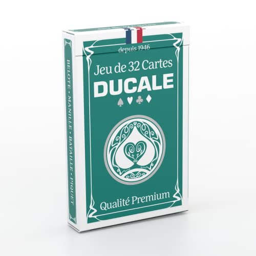 Ducale Origine - Jeu de 32 Cartes - Belote - Fabriqué en Fra