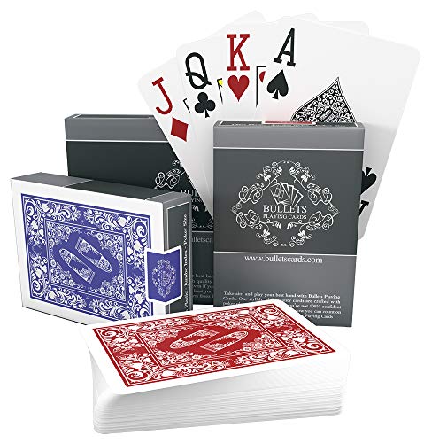 Bullets Playing Cards - Deux Jeux de 54 Cartes Poker avec In