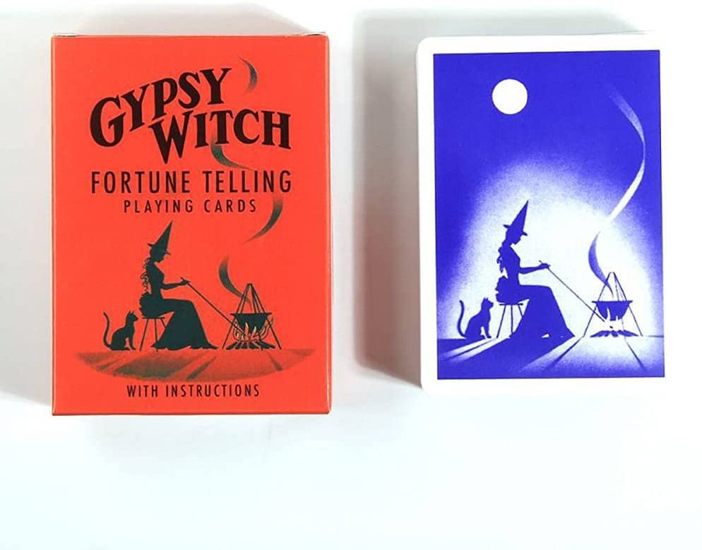 ZXKYZR8 Cartes à Jouer Gypsy Witch Fortune Telling, 52 Carte