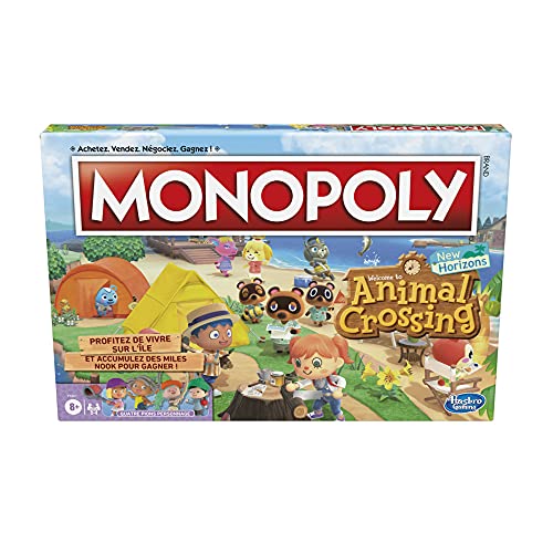 Monopoly Plateau de jeu Animal Crossing New Horizons pour le