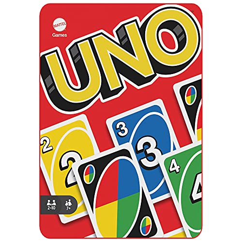 UNO Boîte Métallique, jeu de société et de 112 cartes pour t