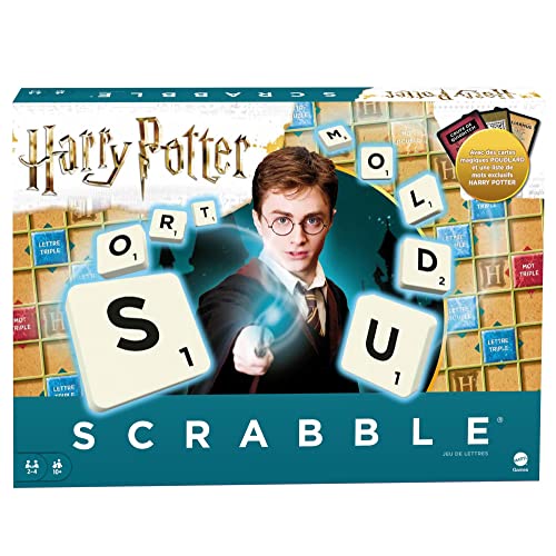 Mattel Games Scrabble Édition Harry Potter, jeu de société e