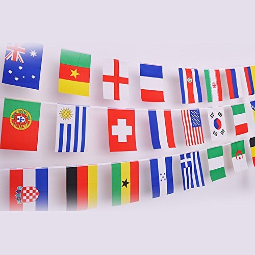 50 drapeaux du monde,Drapeaux du Monde Fanion Bannière,avec 