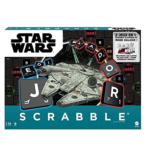 Scrabble Édition Star Wars, jeu de société et de lettres, ve