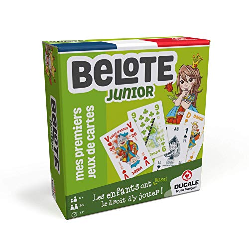 La Ducale français-Belote Junior-Jeu de cartes Enfant 6 ans 