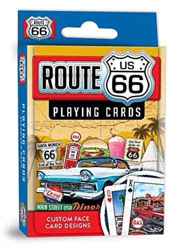 Jeu de 52 cartes à jouer Route 66 + Jokers (MPC)