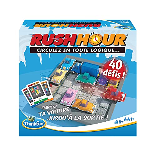 ThinkFun - Rush Hour - Jeu de logique - Casse-tête - Emboute
