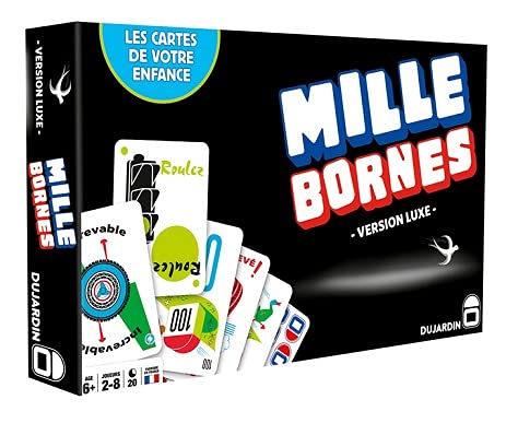 1000 bornes Version Luxe 2-8 Joueurs - Mille bornes - Jeu de