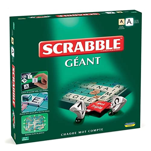 Megableu LETTRES EN PLASTIQUE Scrabble Géant-Grand Classique
