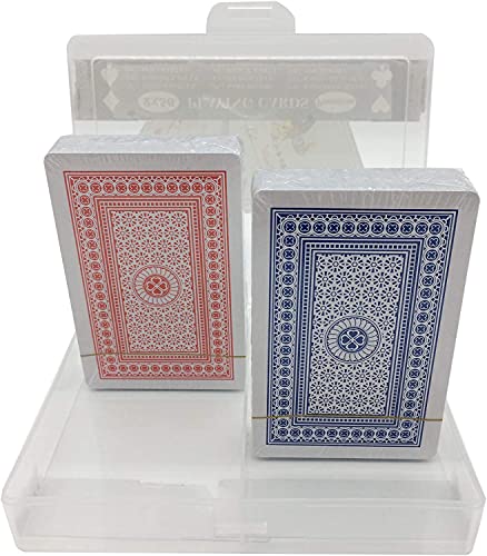 Lot de 2 paquet de cartes Rouge et Bleu - Jeux de Cartes - P