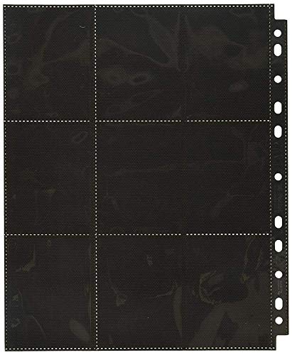 Ultimate Guard 18-Pocket Pages Side-Loading Noir (50)