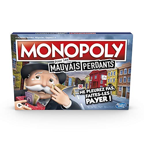 Monopoly Mauvais Perdants - Jeu de Societe - Jeu de Plateau 