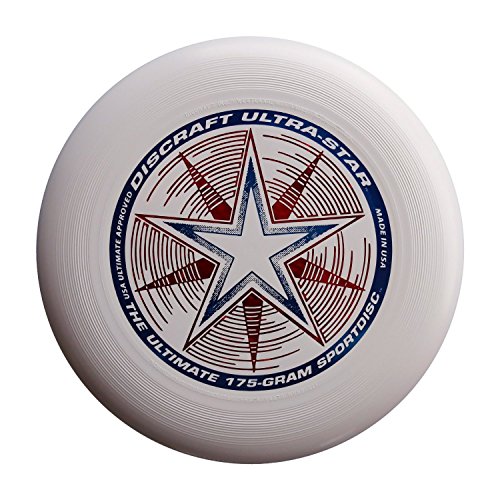 Discraft Ultra Star 175g Ultimate Frisbee Starburst - white