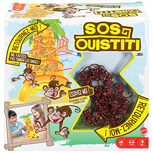 Mattel SOS Ouistiti, jeu de société et dadresse pour enfants